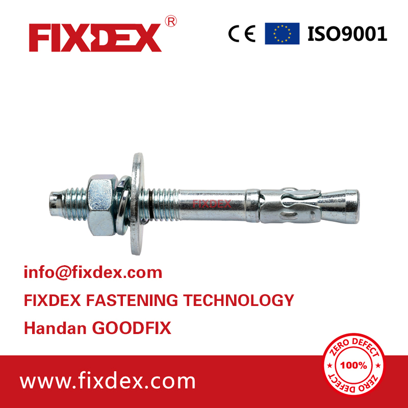High Quality with CE certificate zinc plated 48 grade Expansion Anchor Bolt Wedge Anchor