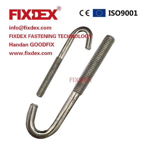 carbon steel J shape anchor J shape bolt manufacturers in china