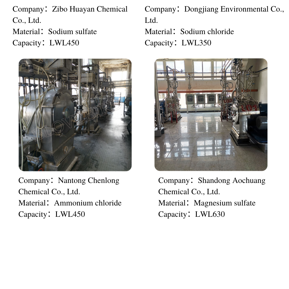 Blovebird LWL series Horizontal Salt refine Worm Screen Centrifuge