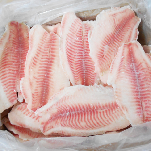 Fresh Water Farmed Frozen Kosher Tilapia Fish Cut Fillet