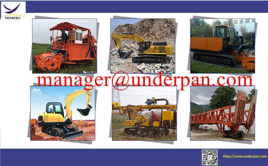 small rubber track undercarriage chassis system for sale