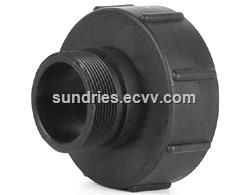 IBC Fittings DIN61 2 IBC Tank Adapter Plastic Drum CouplingAdaptor with 12 34 1 112134 and 2 Hose Barb