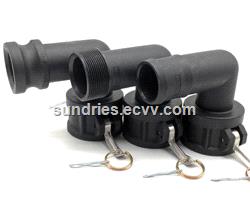 IBC Fittings DIN61 2 IBC Tank Adapter Plastic Drum CouplingAdaptor with 12 34 1 112134 and 2 Hose Barb