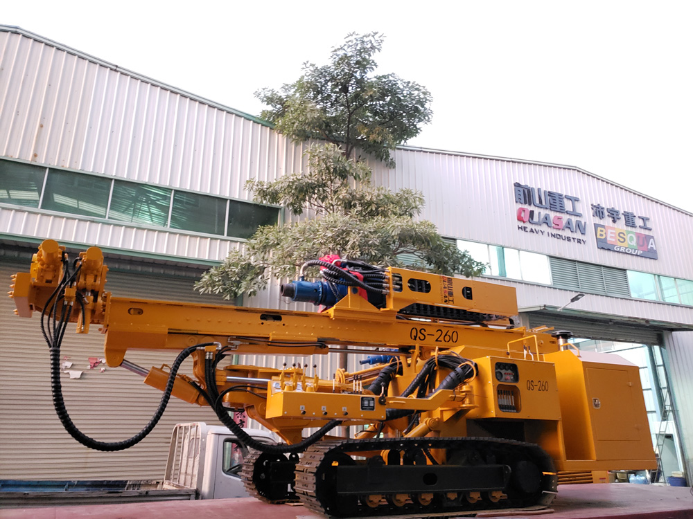 Hydraulic micropileanchoring drilling rig