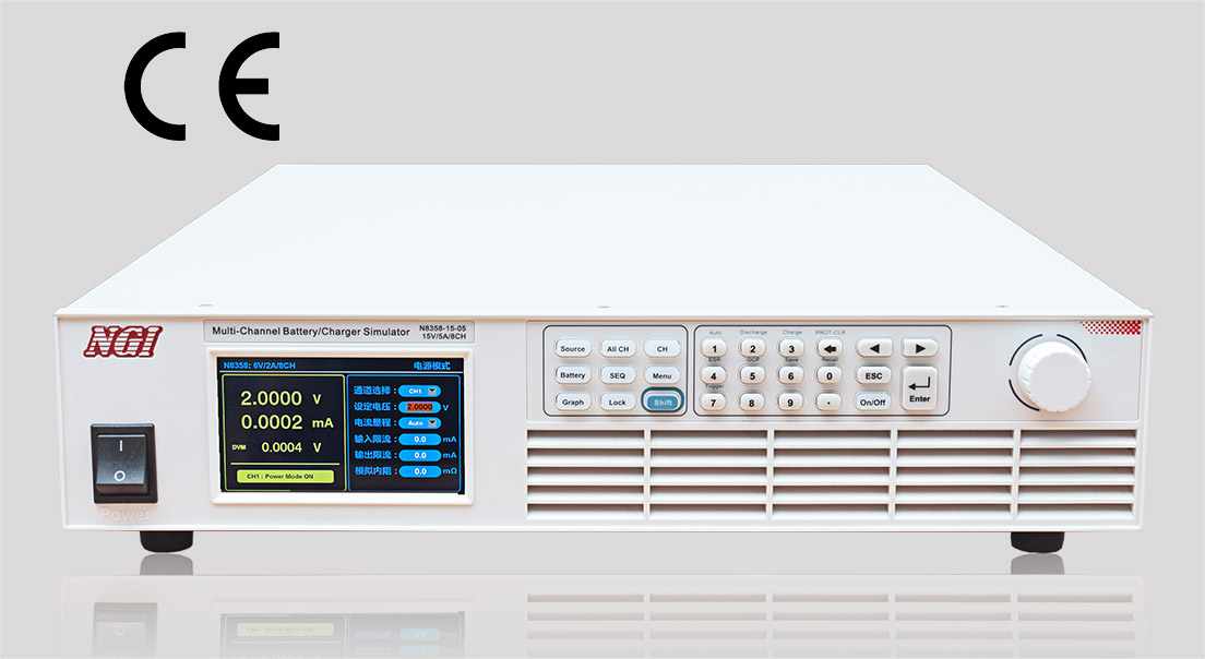 N8358 Eight Channels Battery Simulator with Active Balancing