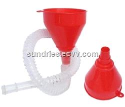 Liquid Handling Triple Transmission Funnel Set Plastic Economy Utility Funnels