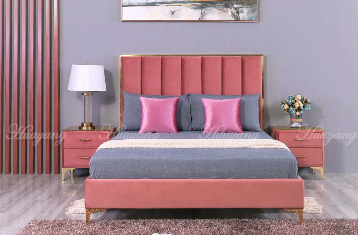 Modern Upholstery Adult Bed Bedroom Furniture