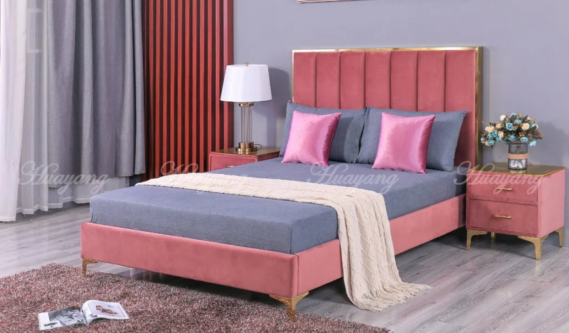 Modern Upholstery Adult Bed Bedroom Furniture