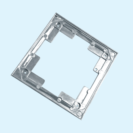Zinc alloy die casting frame for metal furniture hardware with high quality in China