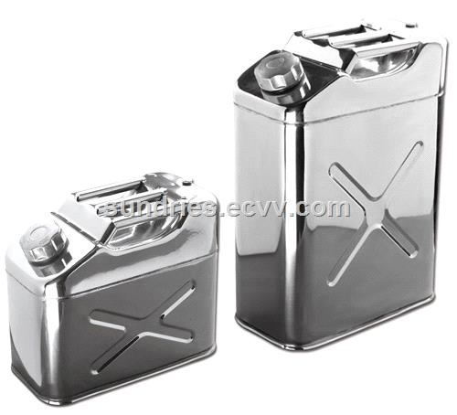 Stainless Steel Jerry Can Diesel Fuel Petrol Water Carrier Oil Storage Drum for Boat4WDCarMotorbike