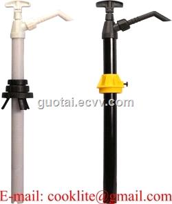 Nylon solvent transfer pump for 205ltr drums Lift action barrel pump for AdBlueDEF