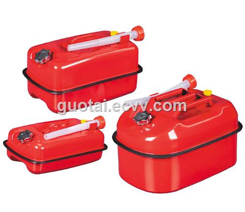 Horizontal Metal Jerry Gerry Can Gas Fuel Steel Tank with Flexible Spout Amazon Ebay Hot Selling