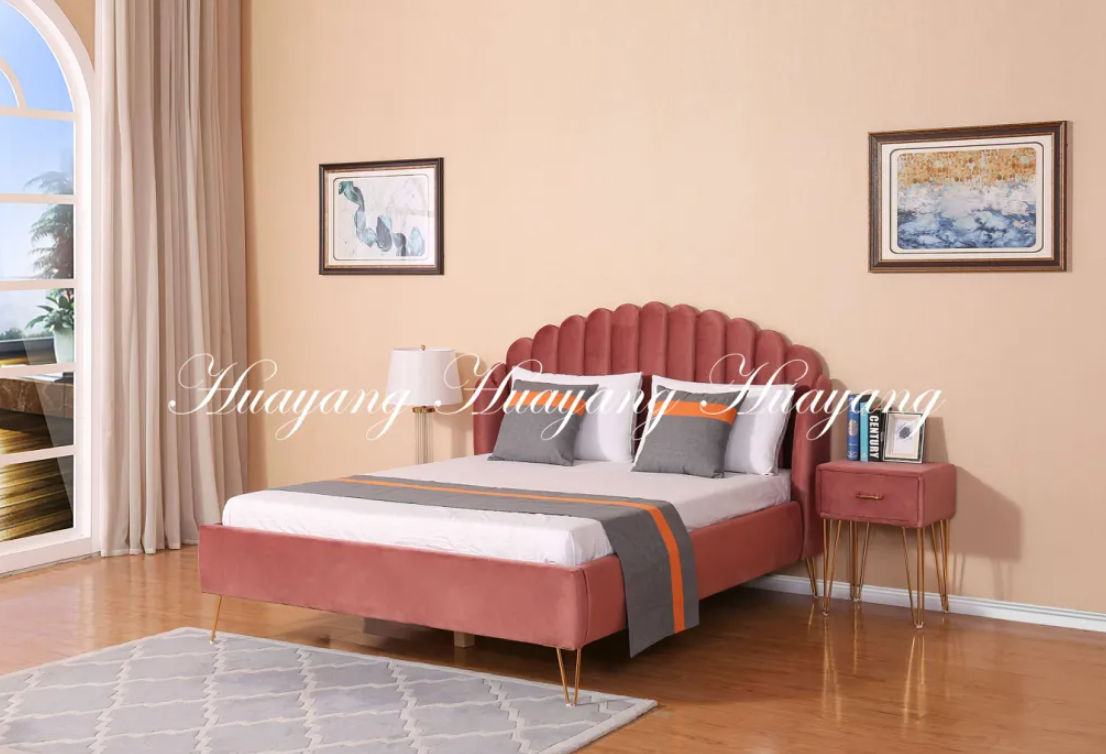 Special Design Fabric Upholstered Bed