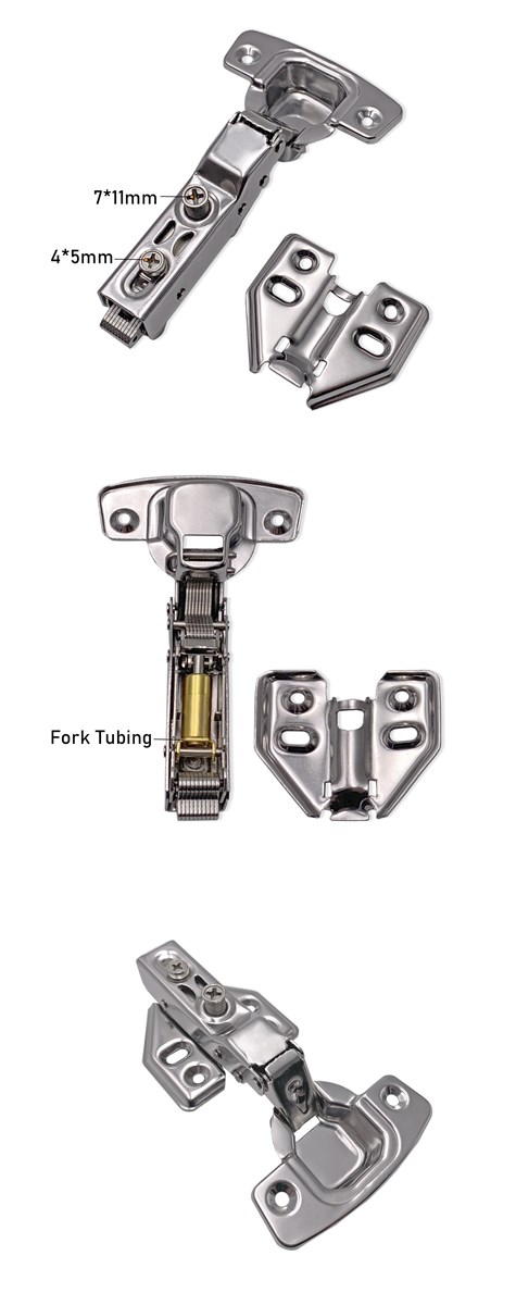 95g Soft closing clip on stainelss steel ss201 cabinet hinge