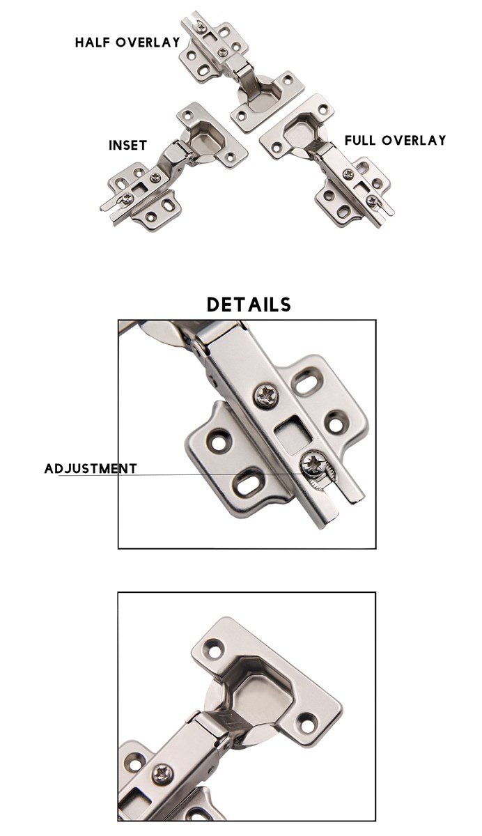 gt72 hot sale supported OEM service iron normal closing fixation cabinet hinge