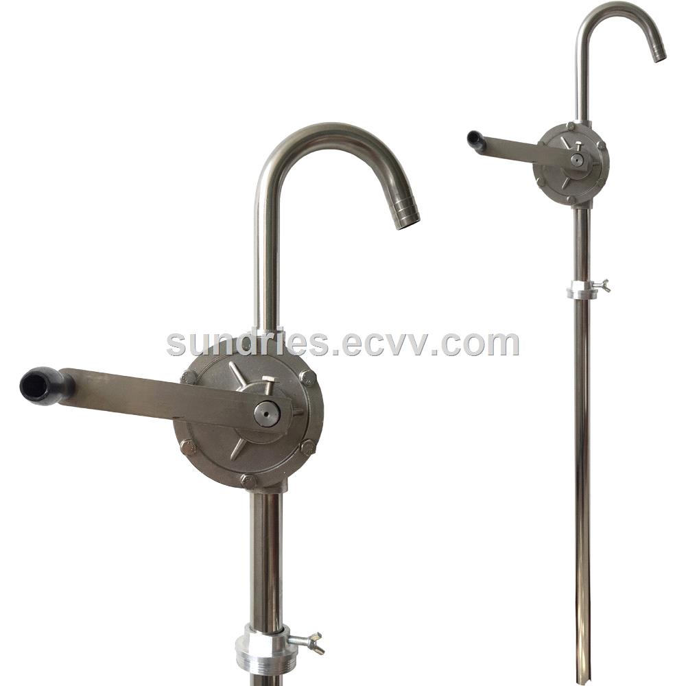 304 Stainless Steel Rotary Chemical Drum Pump with PTFE Seals