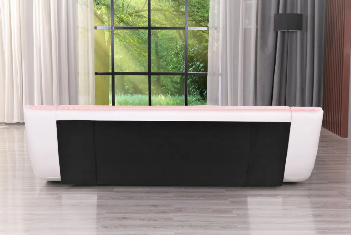 Leather Beds LED King Size Bed Bedroom Furniture
