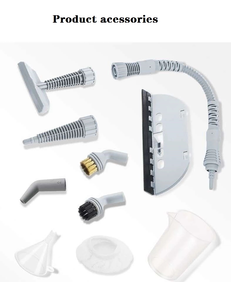 Electric Steam Cleaner Portable Handheld Steamer Household Home Office Room Cleaning Appliances Attachments Kitchen Brus