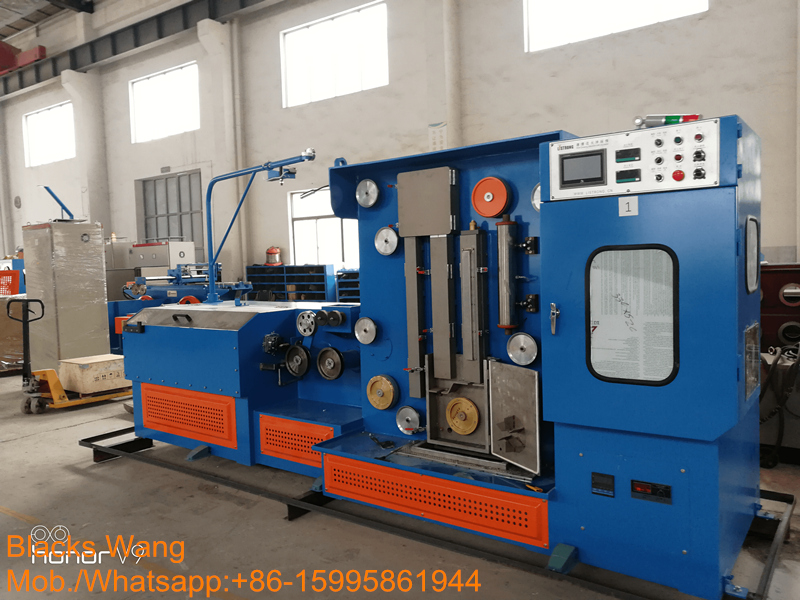 22DHT Fine EDM Brass Wire Drawing Machine with Annealer