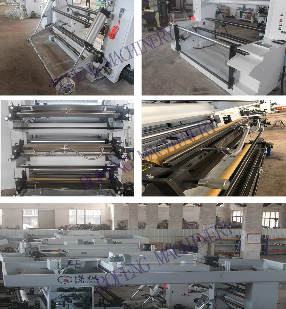 4 Color High Speed Roll to Roll HDPEPE Plastic Bag FlexoFlexographic Printing Machine
