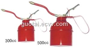 Metal Oiler Dispenser 250CC Hand Held Steel Lubricant Oil Can Hydraulic Finger Pump