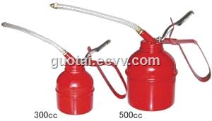 Metal Oiler Dispenser 250CC Hand Held Steel Lubricant Oil Can Hydraulic Finger Pump