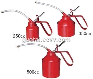 Metal Oiler Dispenser 250CC Hand Held Steel Lubricant Oil Can Hydraulic Finger Pump