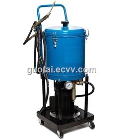 20 Liter Air Operated Grease Bucket Pump 20L Wheeled High Pressure Pneumatic Lubricator Machine