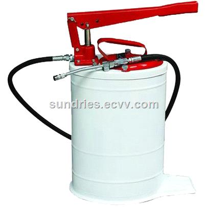 Hand Operated Oval Bucket Oil Pump Gear Lube Dispenser 20L