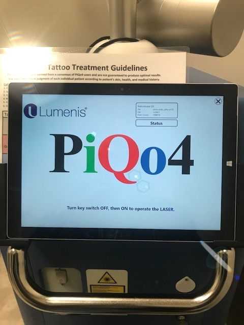 Lumenis PiQo4 Laser Tattoo Removal Pigmentation with Handpiece