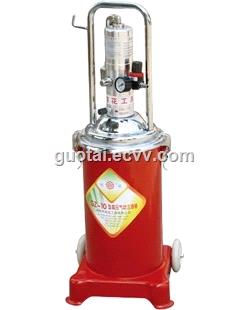 20 Liter Air Operated Grease Bucket Pump 20L Wheeled High Pressure Pneumatic Lubricator Machine