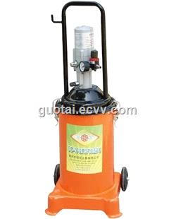 20 Liter Air Operated Grease Bucket Pump 20L Wheeled High Pressure Pneumatic Lubricator Machine