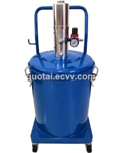 20 Liter Air Operated Grease Bucket Pump 20L Wheeled High Pressure Pneumatic Lubricator Machine