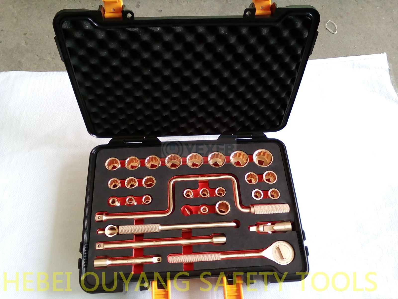 Non Magnetic ATEX Tools Socket Set 32 Pcs 12 DriveMetric