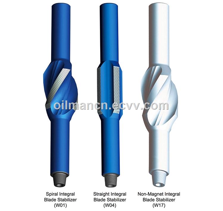 Oil Well Downhole Tools Drilling String StabilizerIntegral Spiral Blade Stabilizer