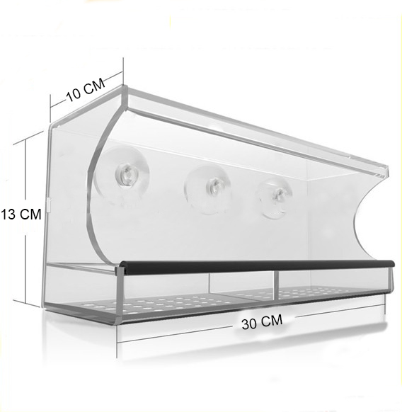 Acrylic Bird Feeder Acrylic Window Bird Feeder