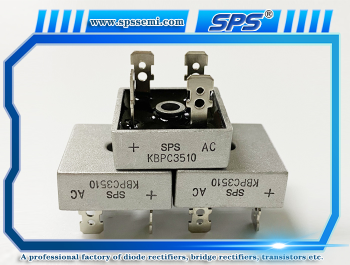 SPS 35A 1000V Glass Passivated Single Phase Bridge Rectifier Through Hole KBPC3510
