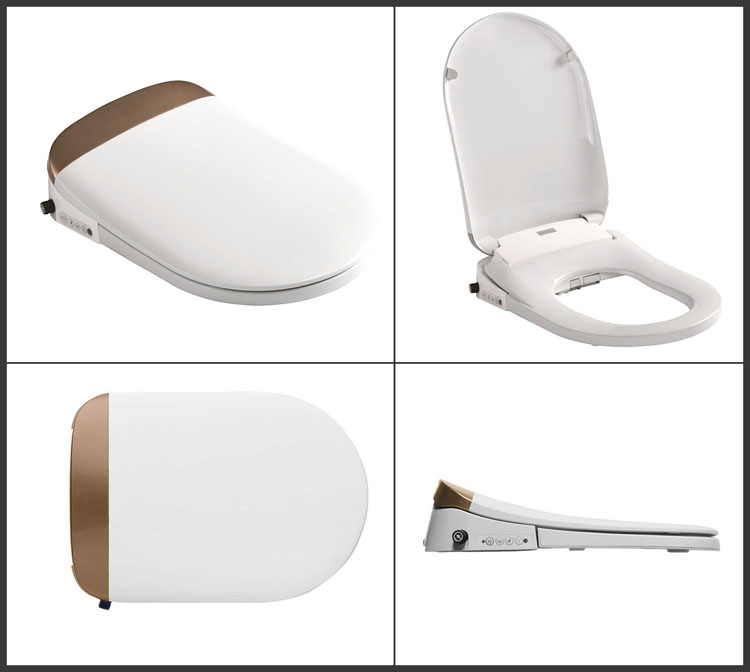 Bidet Electronic Cover Smart Electrical Heated Soft Closed Toilet Seat for Toilet Bowl