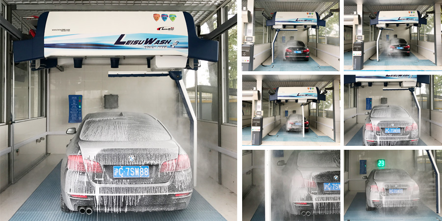 Leisuwash 360 touch free car wash machine