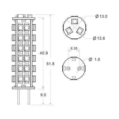 GY635 Led 51 Pcs 3528 Leds Tower