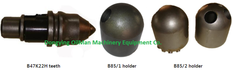 BETEK B47K Rock Auger Teeth Bullet Teeth for Rotary Drilling and Foundation Drilling