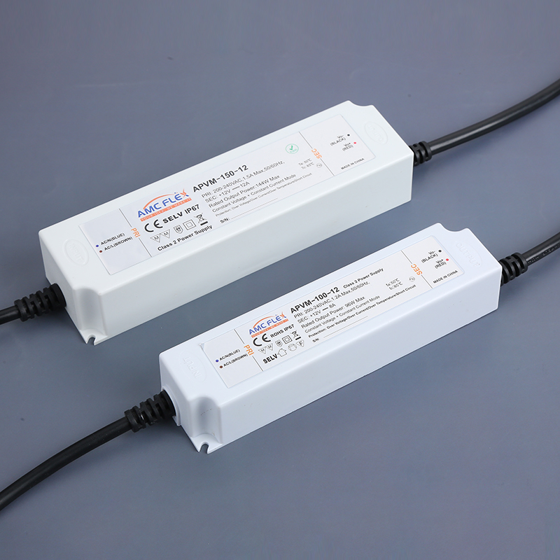 100W 12V Plastic Waterproof LED Drivers for led strips module signs