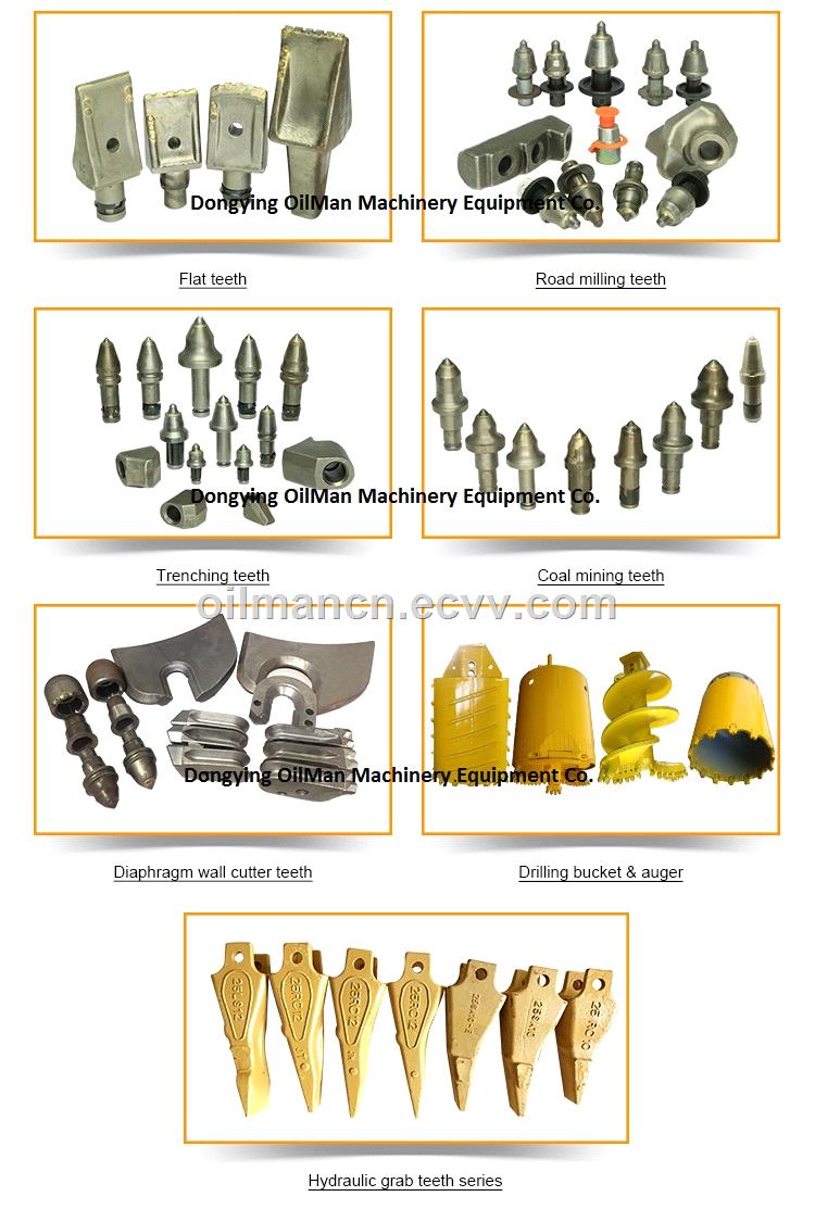 BETEK B47K Rock Auger Teeth Bullet Teeth for Rotary Drilling And Foundation Drilling