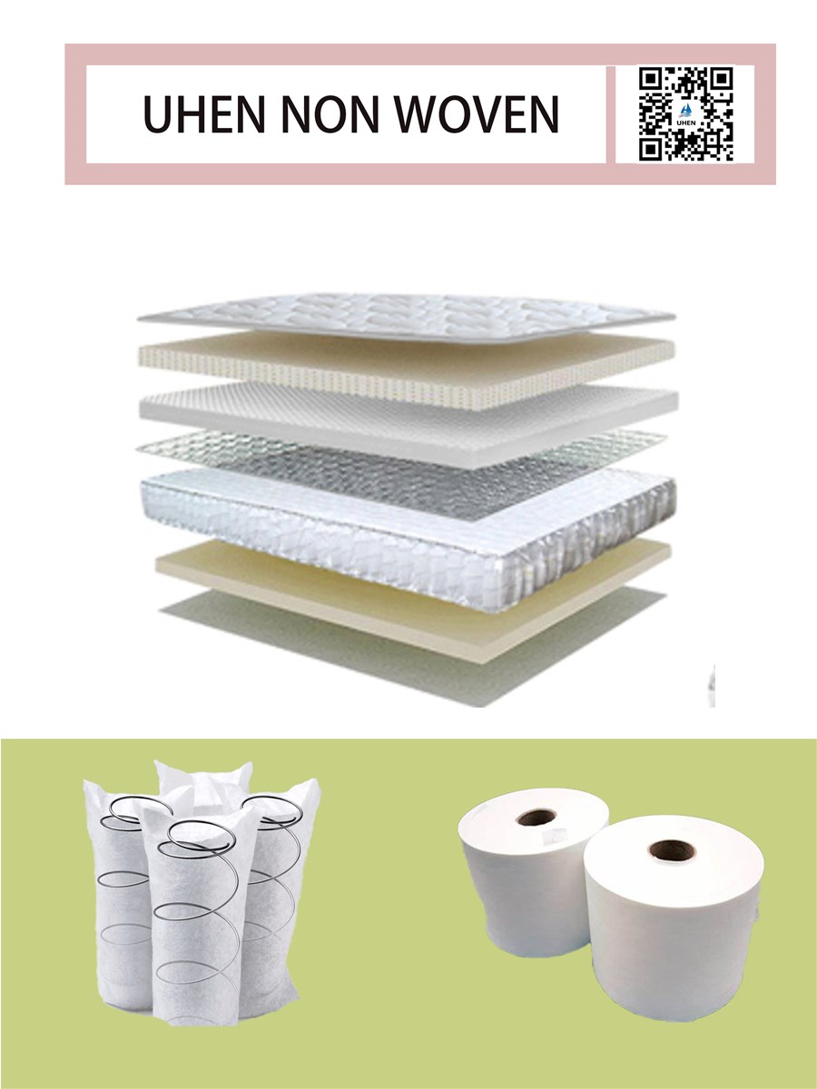 PP nonwoven fabric for mattress pocket springs