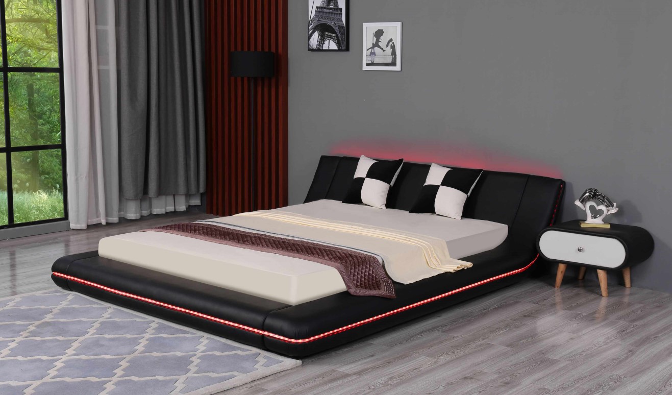 Low Profile LED Bed LED Decoration Strip Platform Bed