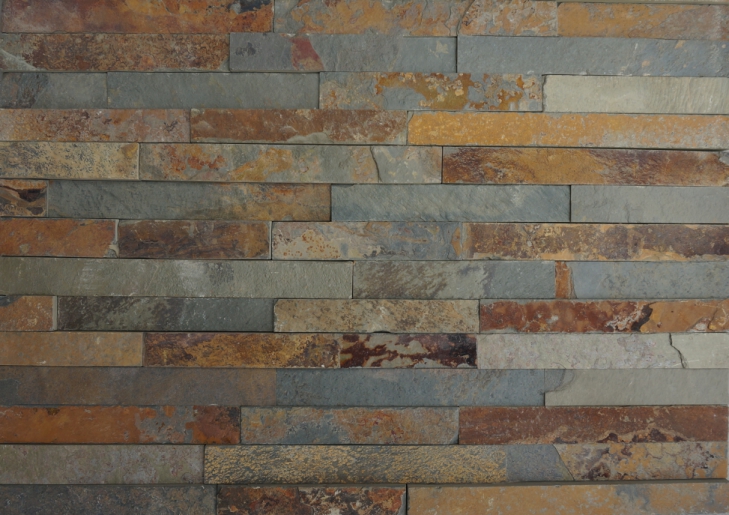 Rusty slate culture stone panel