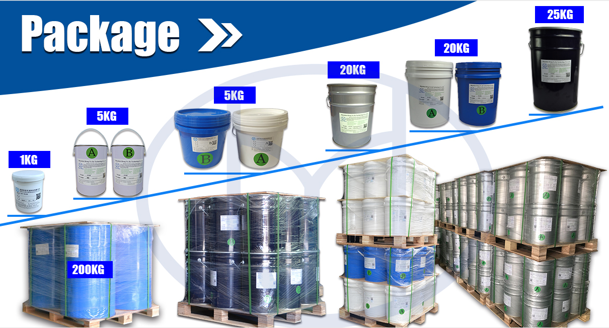 RTV2 Condensation Type Electronic Potting Silicone Glue for Insulation