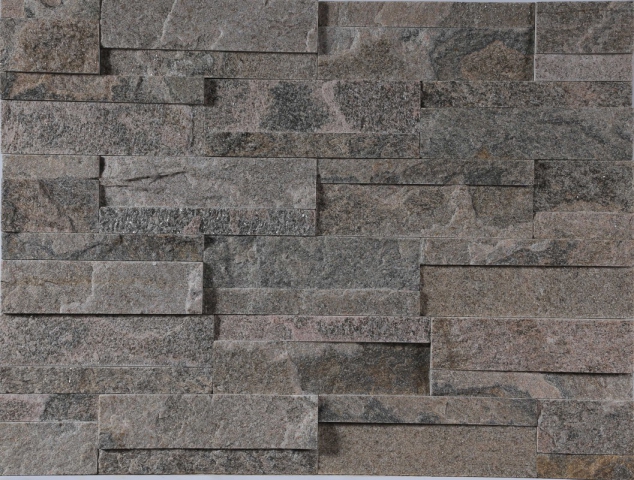 Pink quartz culture stone panel