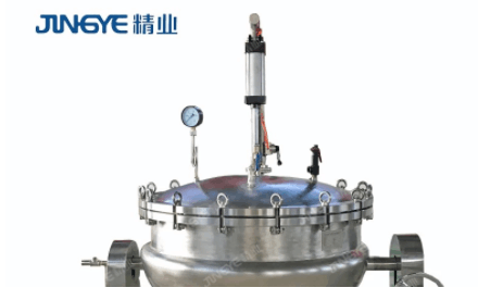 Stainless Steel Vat Big Pressure Cooker Industrial Steam Pressure Canner with Temperature Control