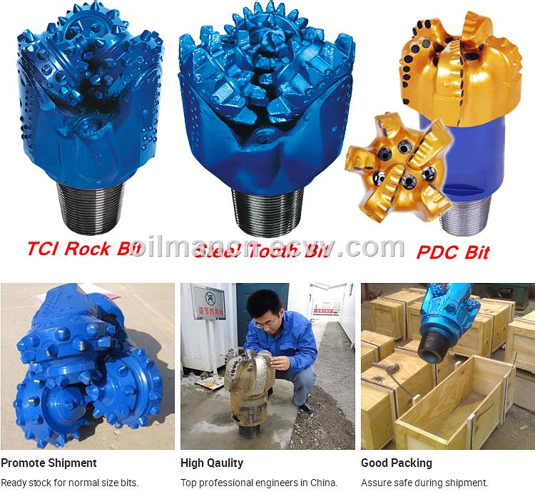 8 12 12 14 17 Oilfield API Drilling Rig TCI Drill Bit Insert Tricone Rotary Bit PDC Bit